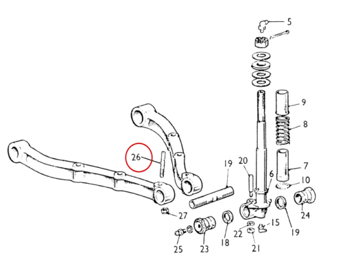 Taxi Steering and Suspension Lockpin