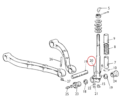 Taxi Steering and Suspension Lockpin