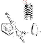 Taxi Steering and Suspension Spring Front Coil