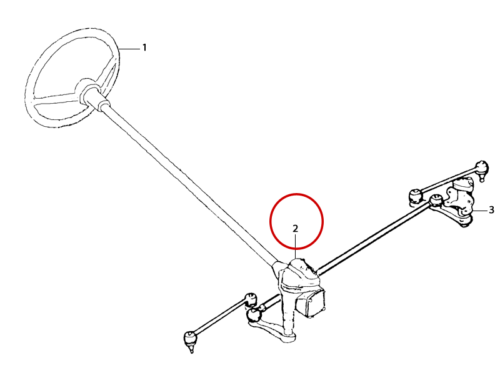 TaxiSteeringandSuspensionSteeringBoxAssy1F6202 Taxi Steering and Suspension Box Assembly