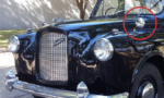 Taxi mirror, wing (fender) - round head