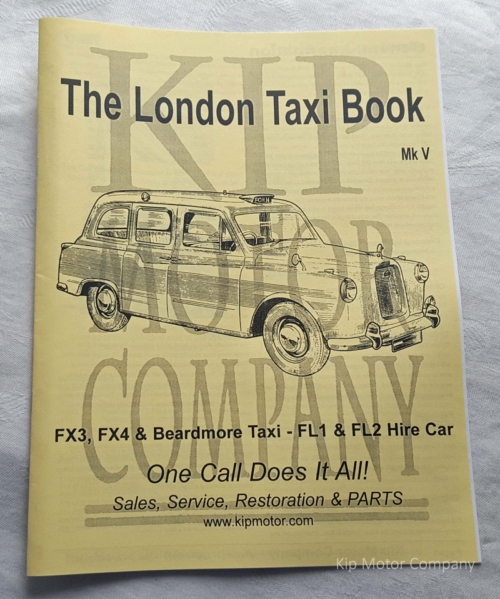 KMC2-TaxiBK The London Taxi Book - Catalog of parts from Kip Motor Co