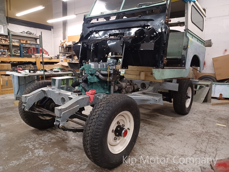 Land Rover SIIA frame off restoration.
