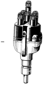 Distributor Cap Bulged side for early FX3 London Taxi